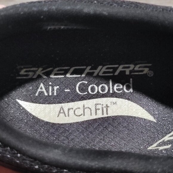 Skechers Arch Fit Refine - Her Best sneakers women's size 7.5 black mesh - Picture 6 of 13